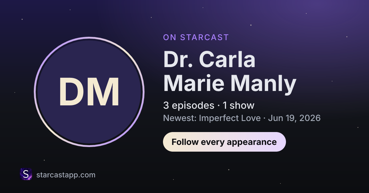 The preview card for Dr. Carla Marie Manly