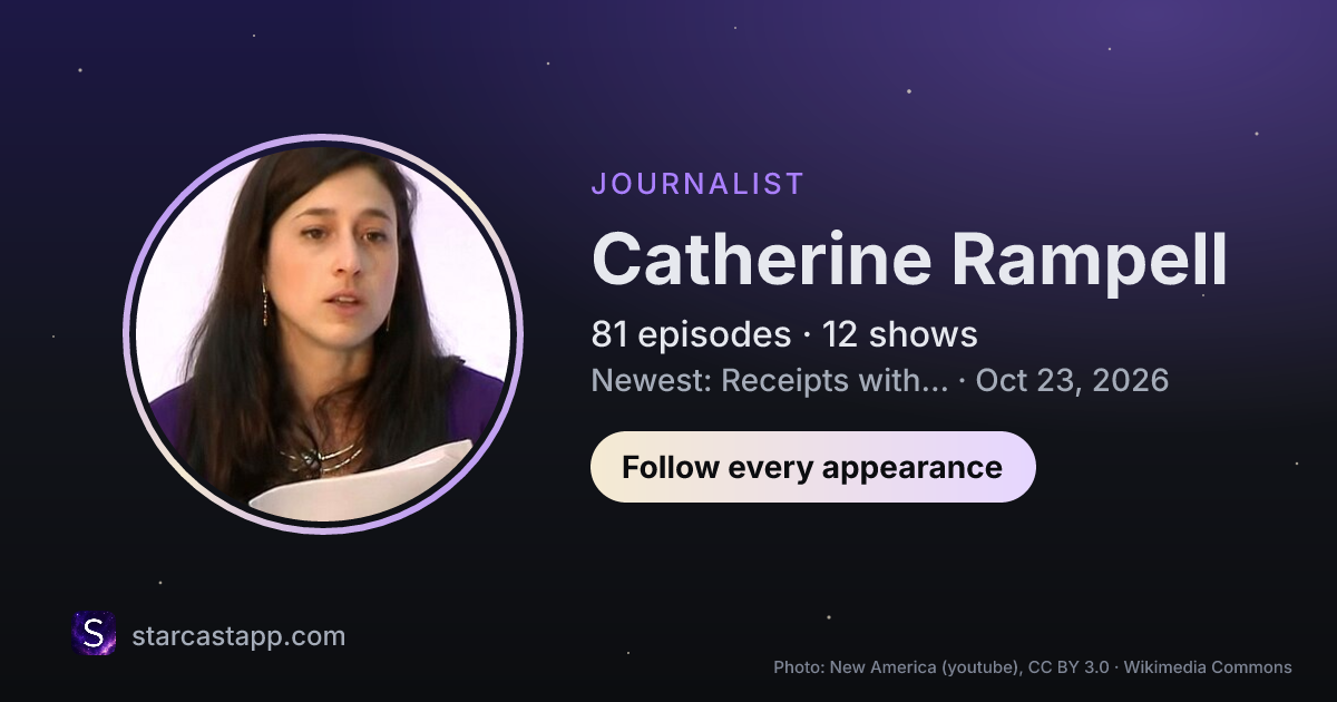 The preview card for Catherine Rampell