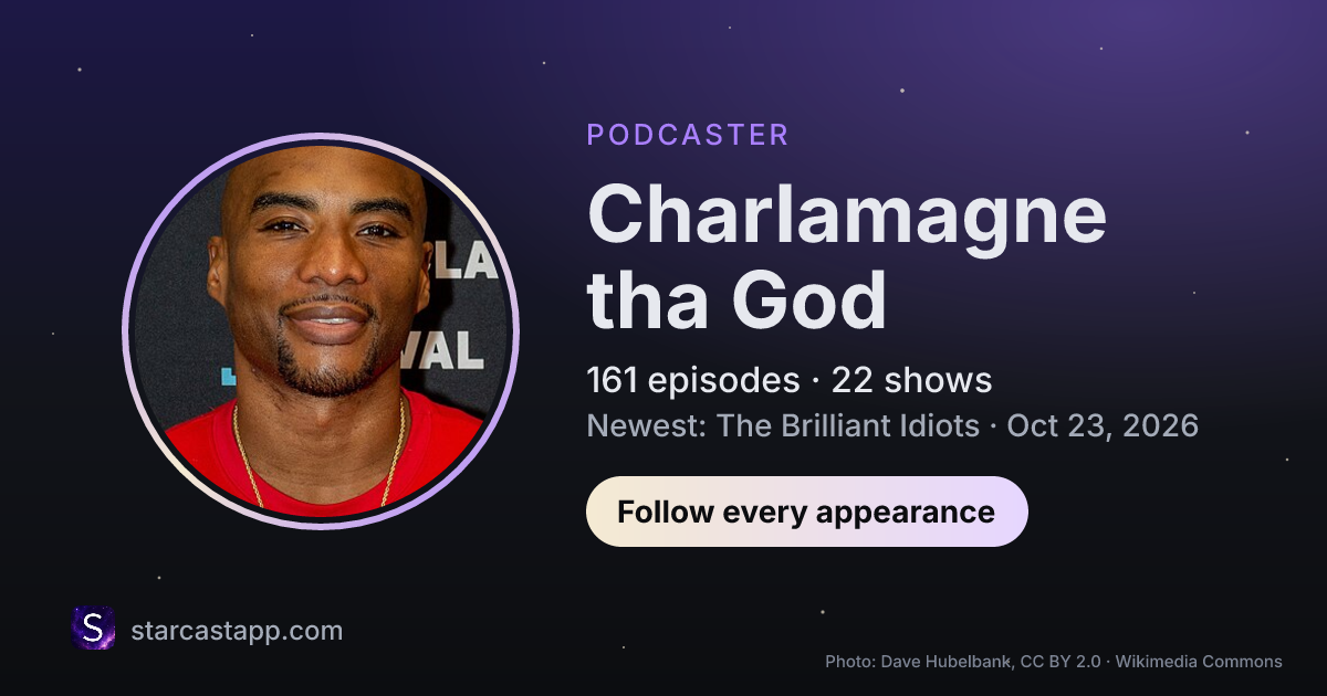 The preview card for Charlamagne tha God