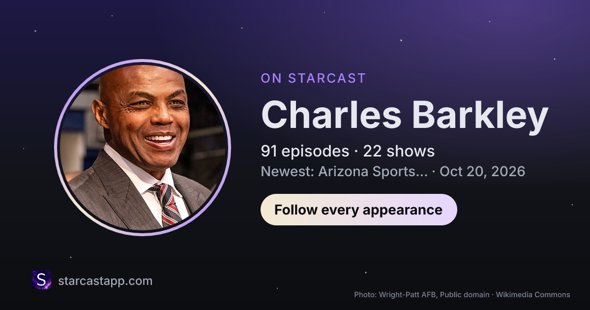 The preview card for Charles Barkley