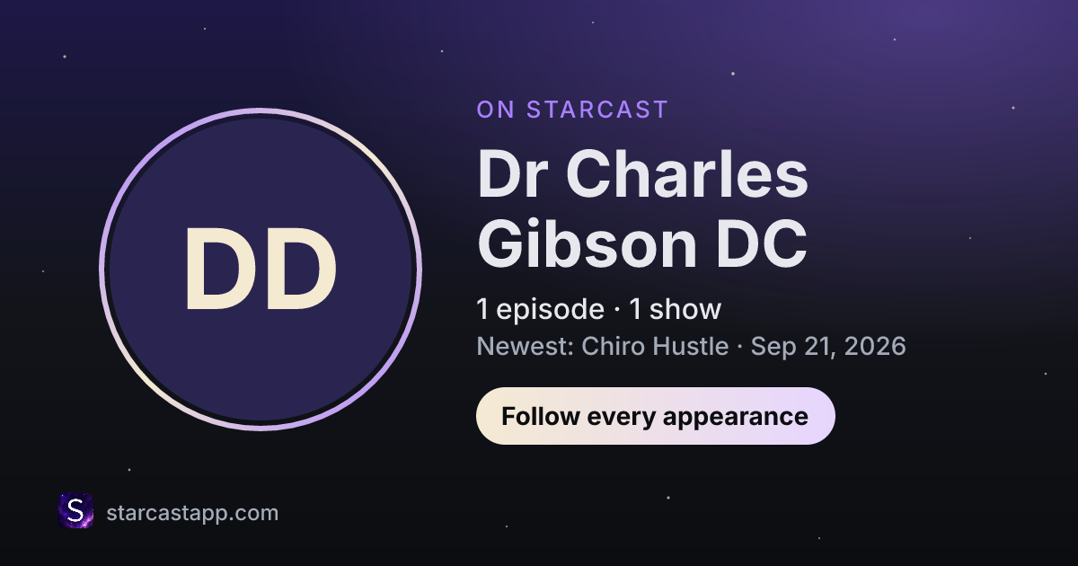 The preview card for Dr Charles Gibson DC