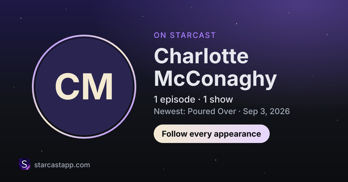 The preview card for Charlotte McConaghy