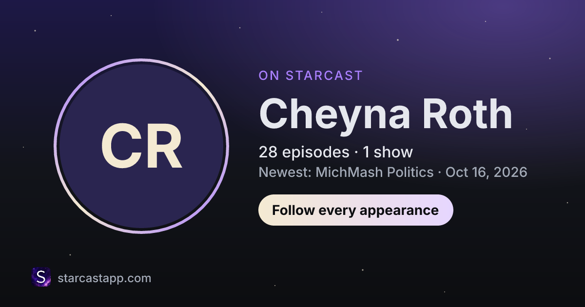 The preview card for Cheyna Roth