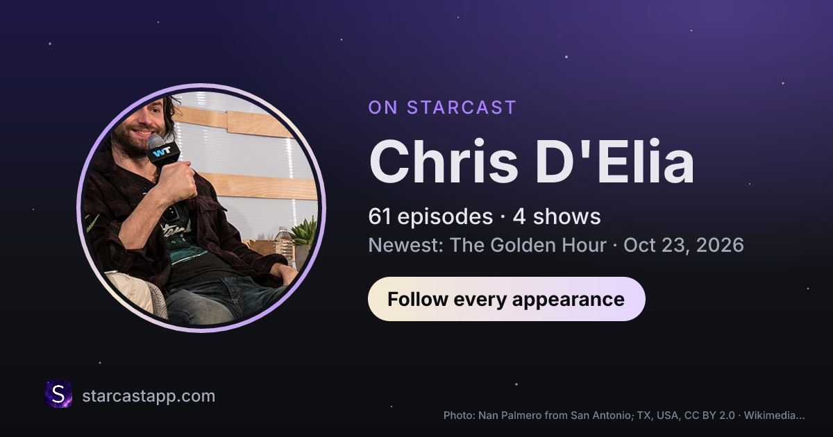 The preview card for Chris D'Elia