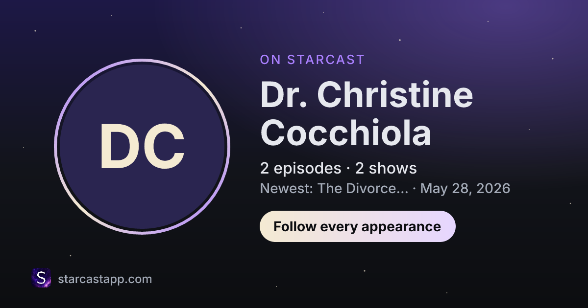 The preview card for Dr. Christine Cocchiola