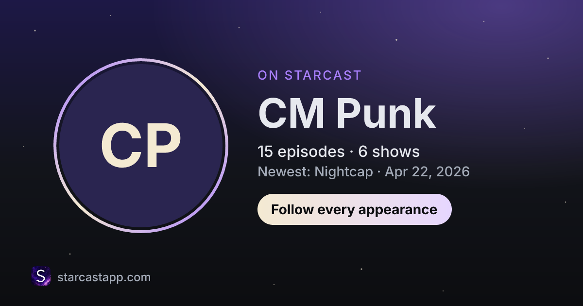 The preview card for CM Punk