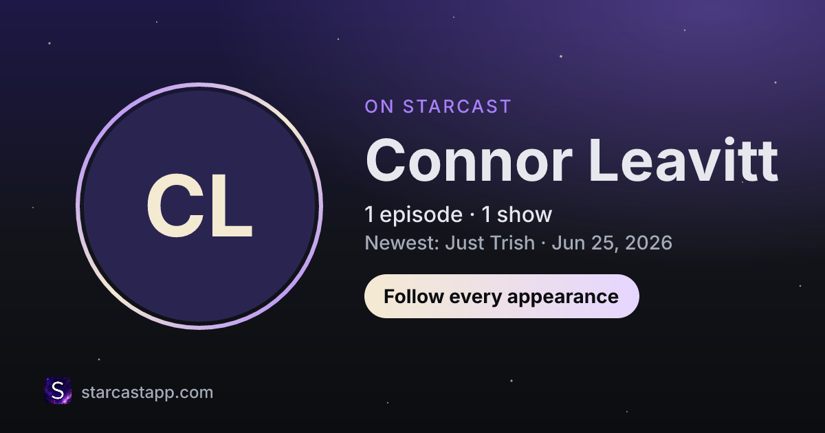The preview card for Connor Leavitt