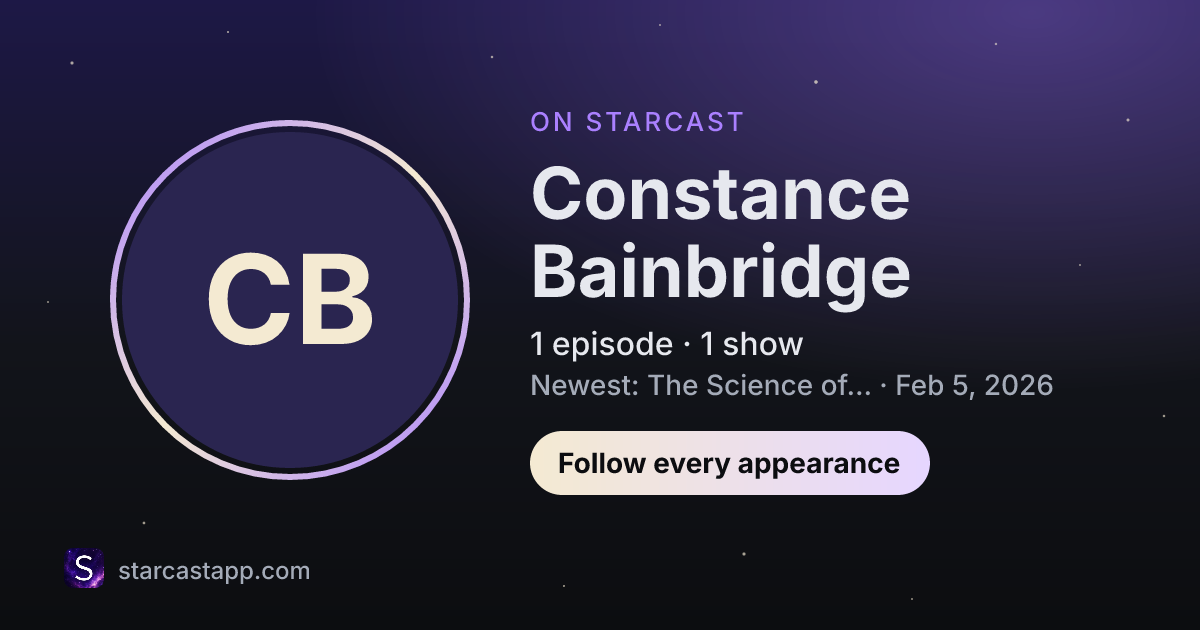 The preview card for Constance Bainbridge