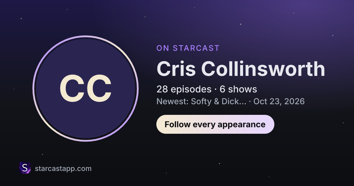 The preview card for Cris Collinsworth