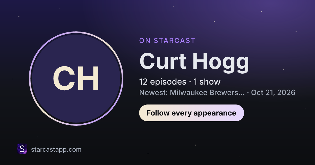 The preview card for Curt Hogg
