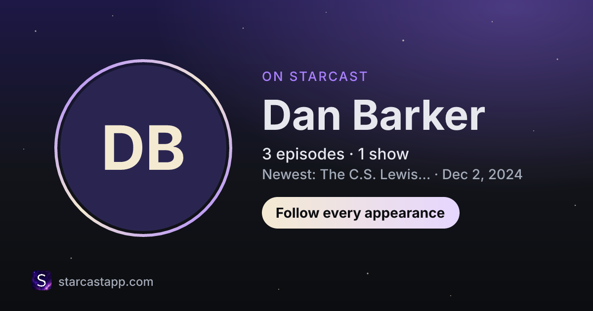 The preview card for Dan Barker
