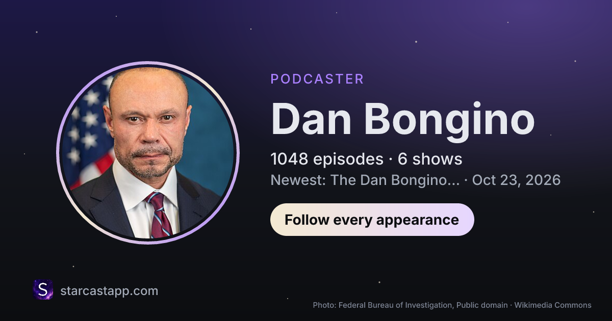 The preview card for Dan Bongino