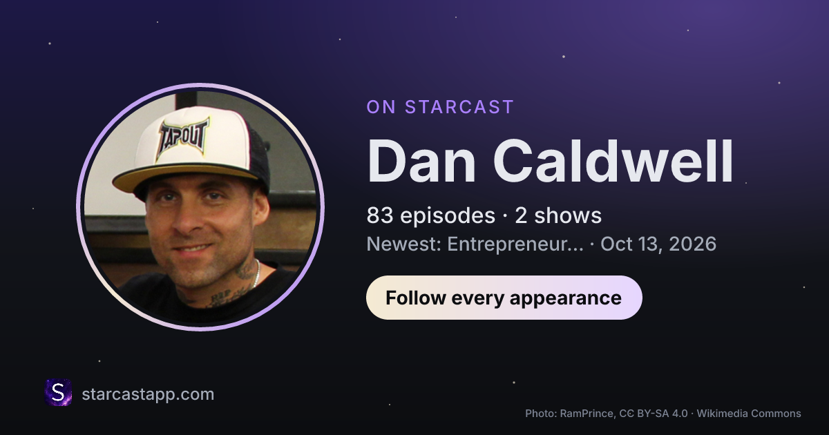 The preview card for Dan Caldwell