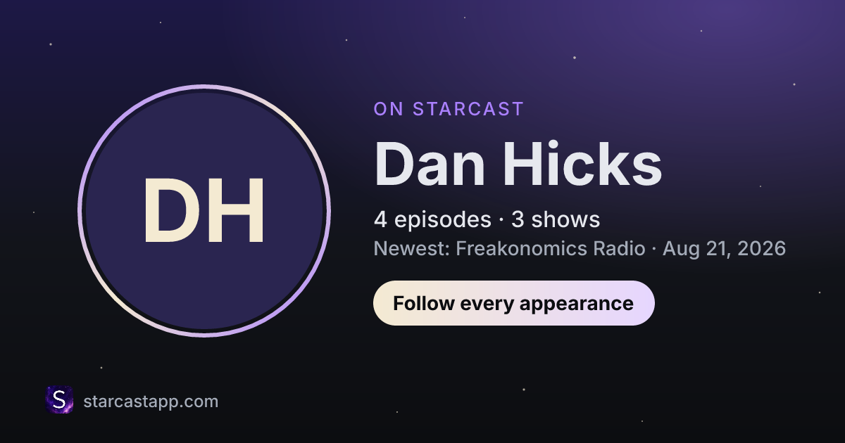 The preview card for Dan Hicks