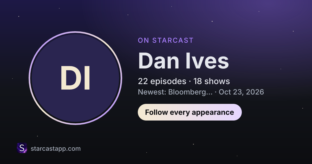 The preview card for Dan Ives