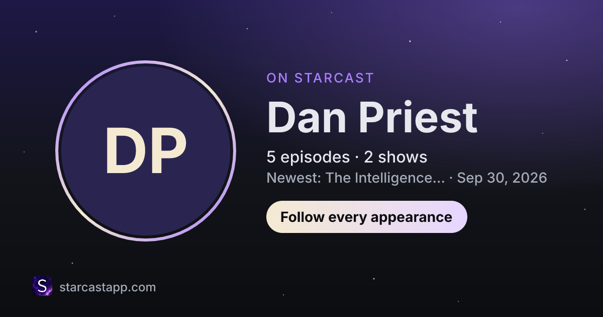 The preview card for Dan Priest