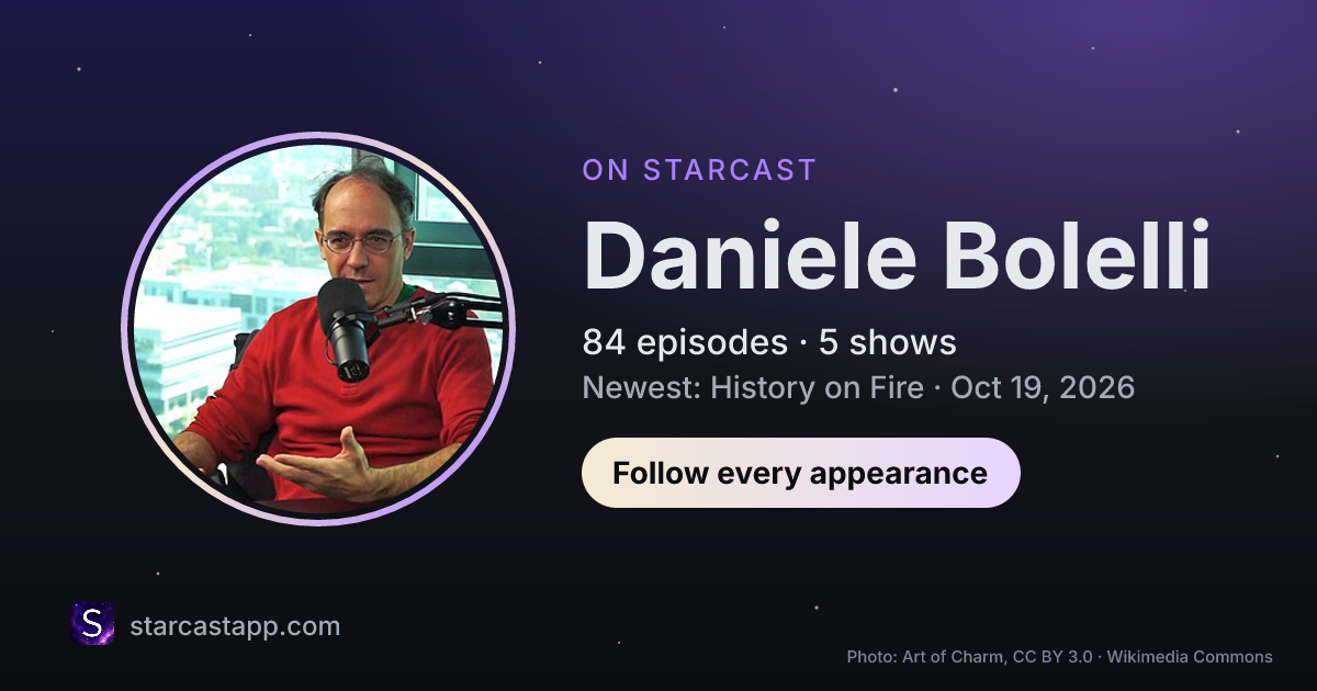 The preview card for Daniele Bolelli