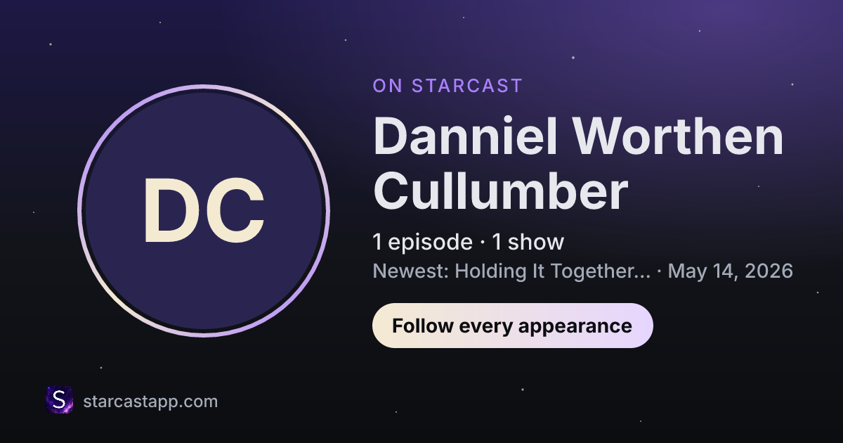 The preview card for Danniel Worthen Cullumber