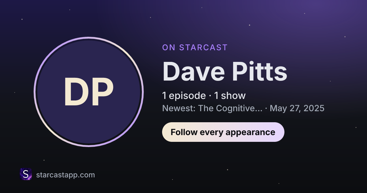 The preview card for Dave Pitts