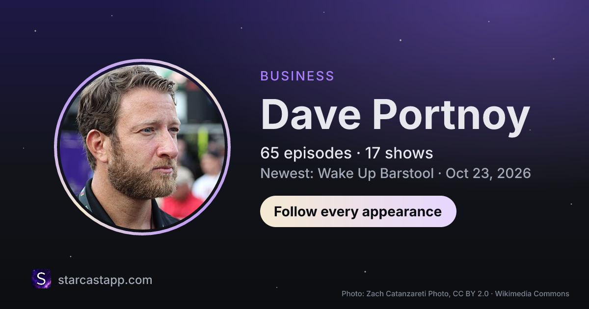 The preview card for Dave Portnoy