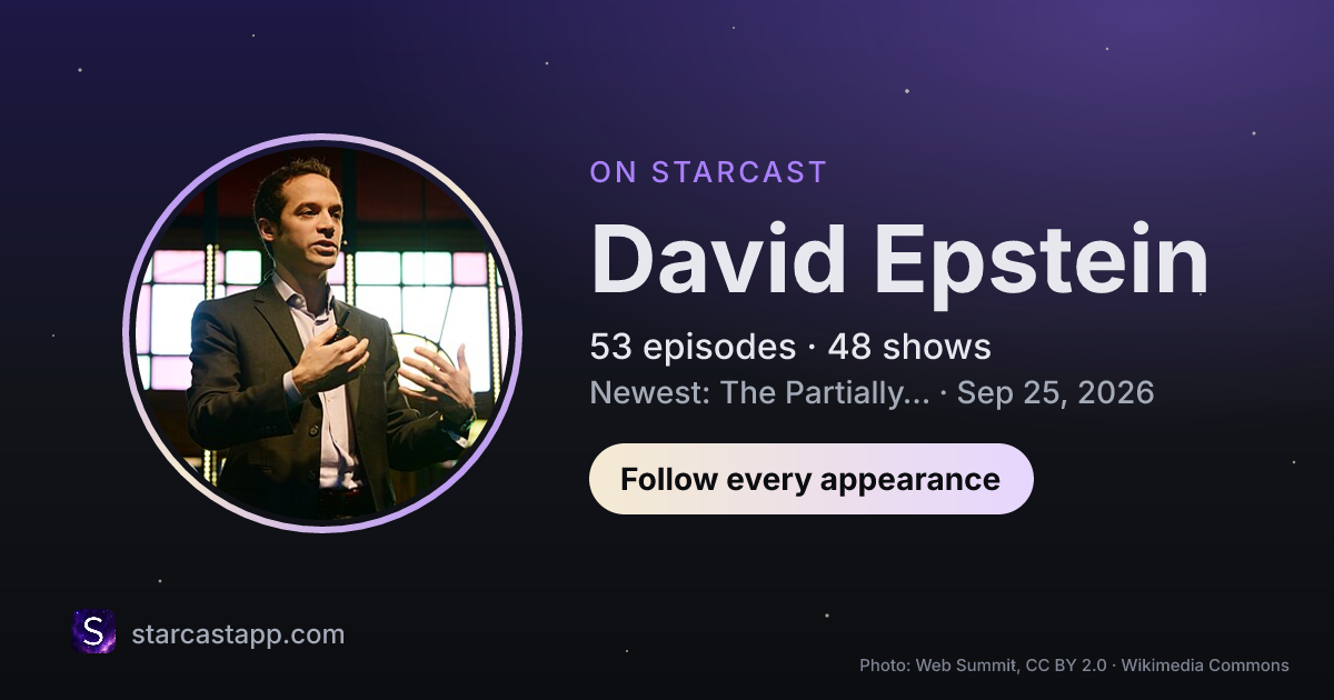 The preview card for David Epstein