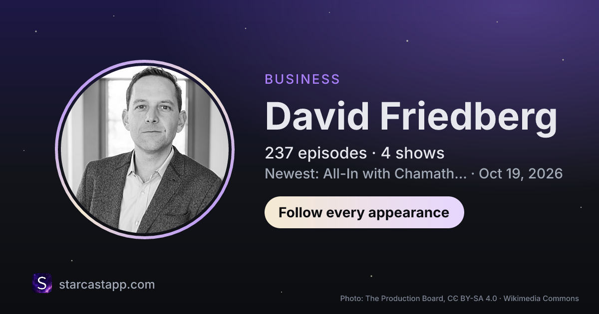 The preview card for David Friedberg
