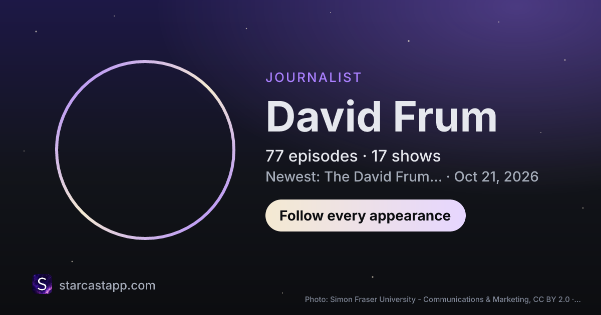 The preview card for David Frum
