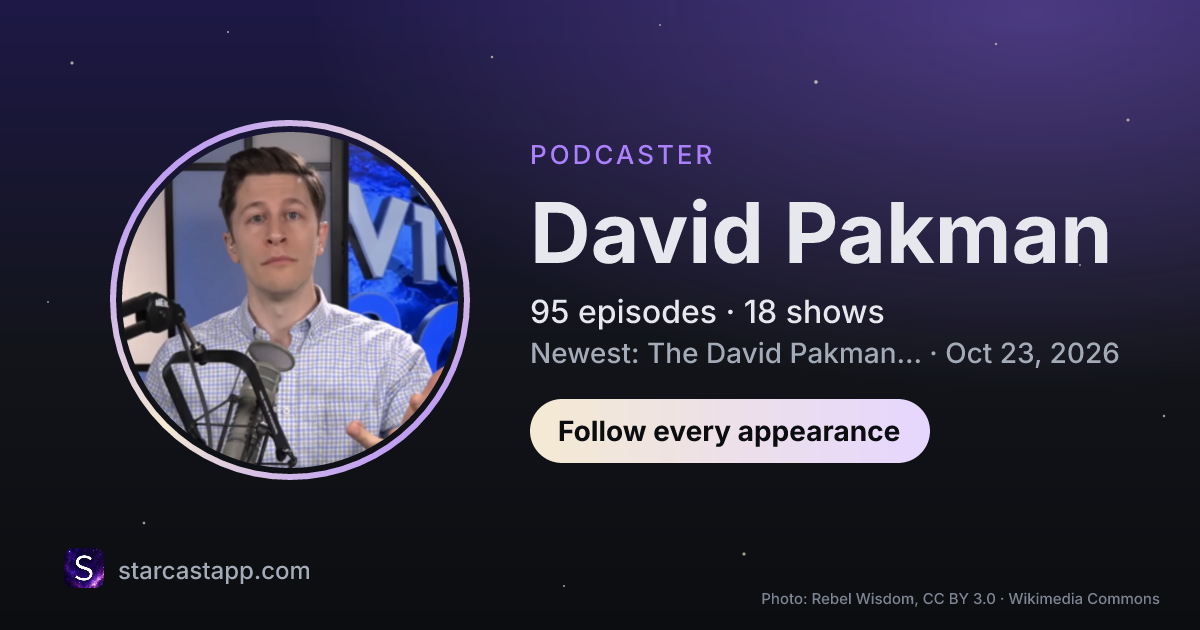 The preview card for David Pakman