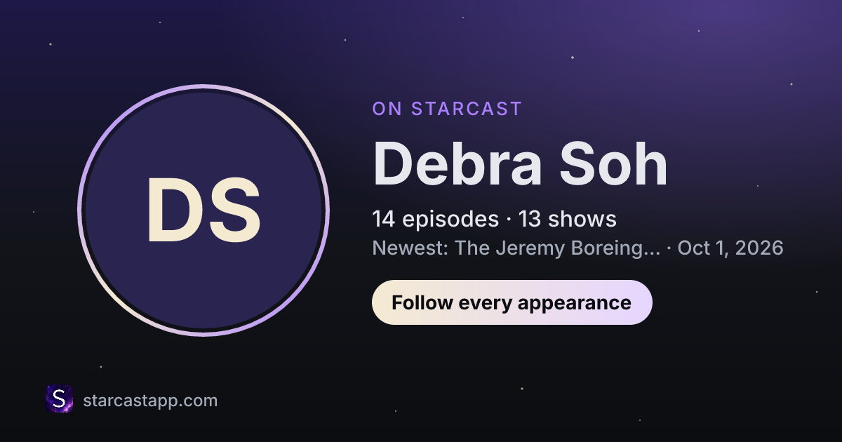 The preview card for Debra Soh