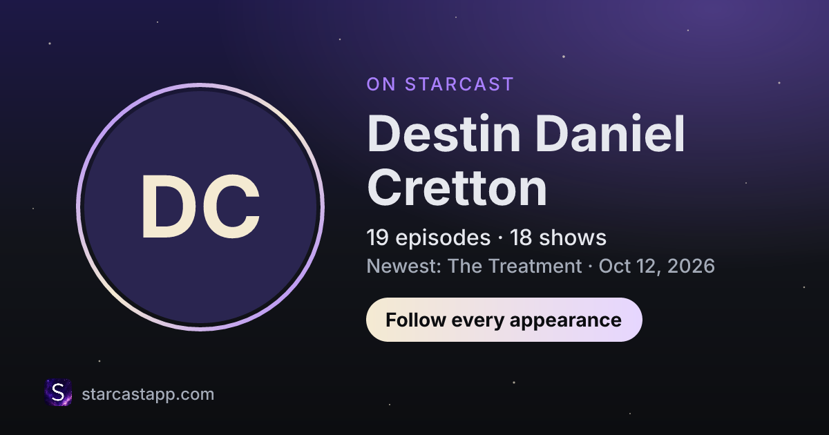 The preview card for Destin Daniel Cretton