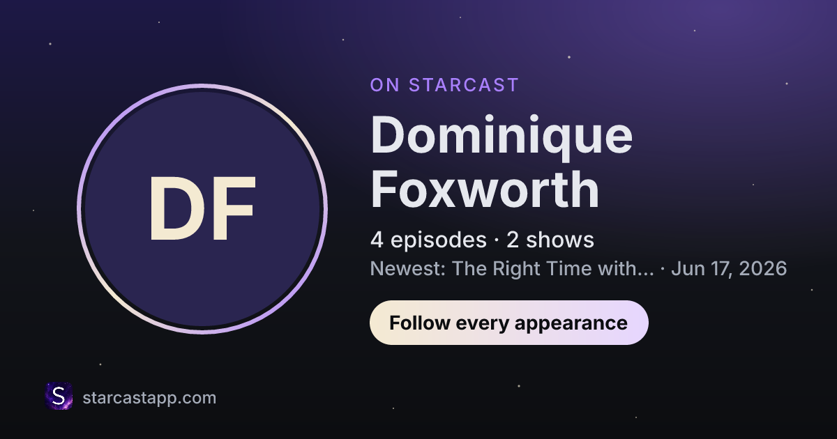 The preview card for Dominique Foxworth