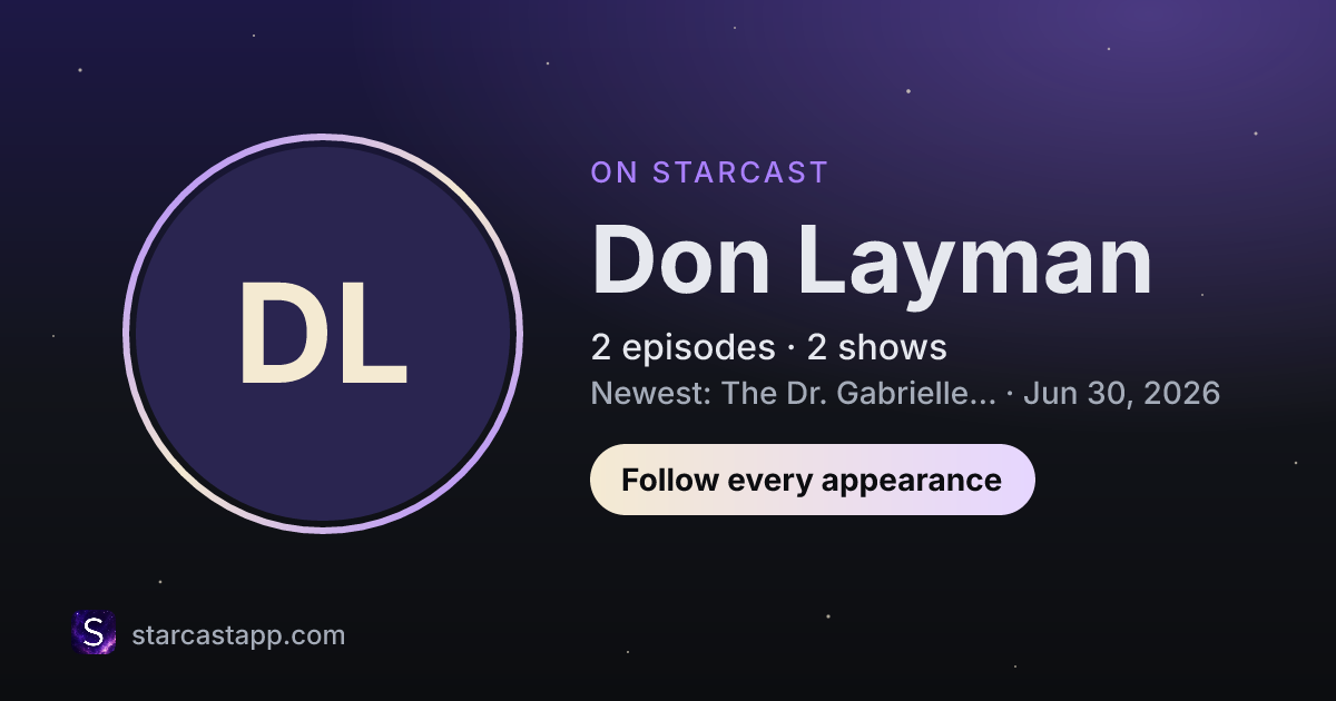 The preview card for Don Layman
