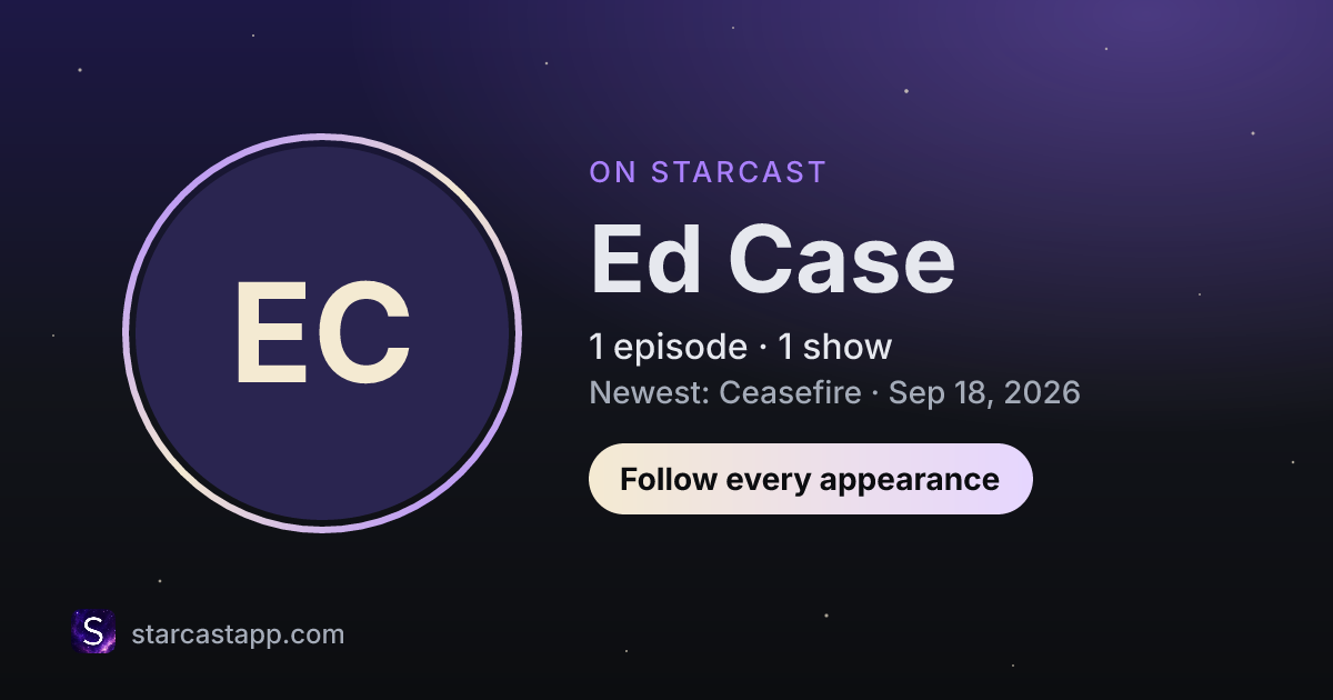 The preview card for Ed Case