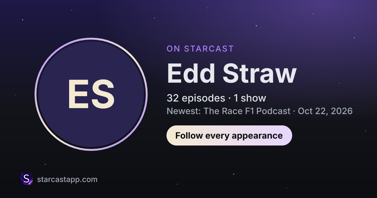 The preview card for Edd Straw