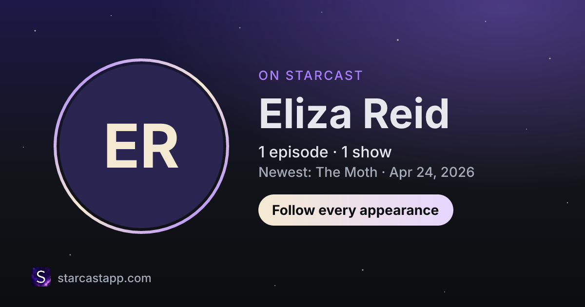 The preview card for Eliza Reid