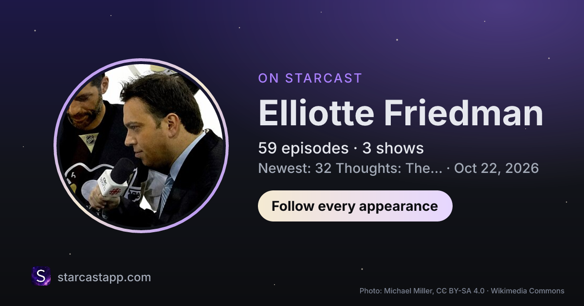 The preview card for Elliotte Friedman