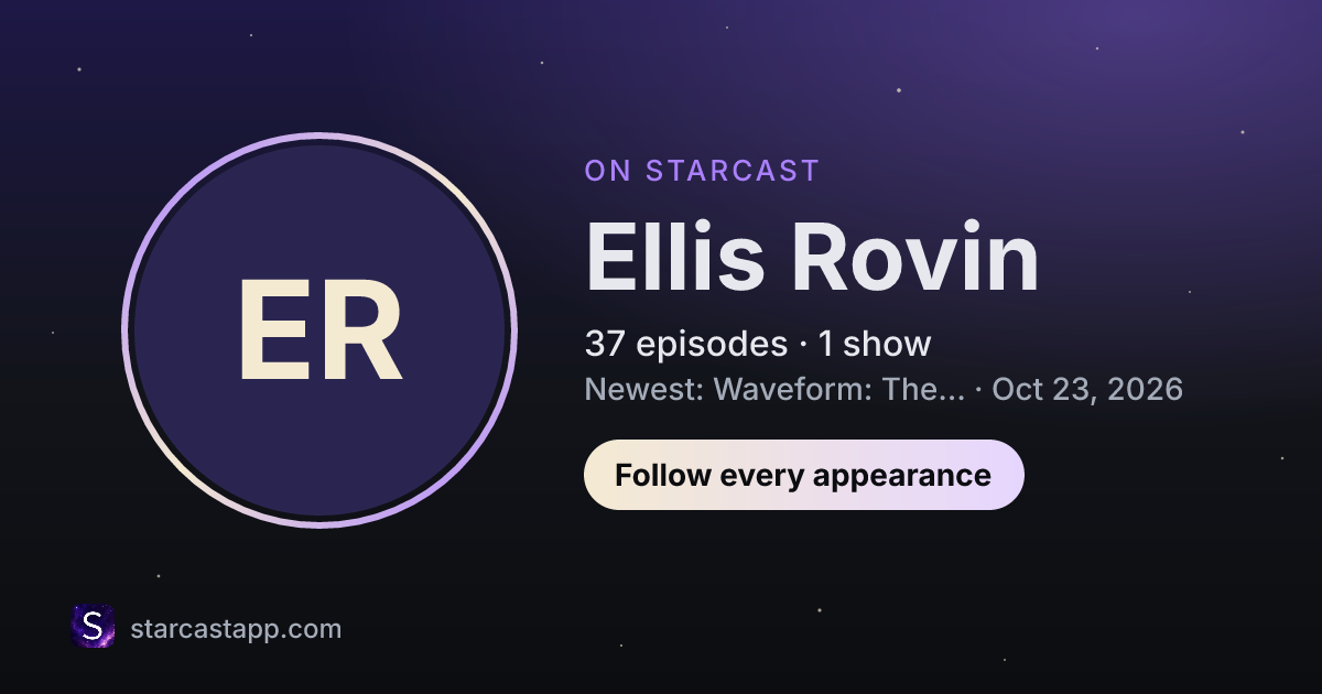 The preview card for Ellis Rovin