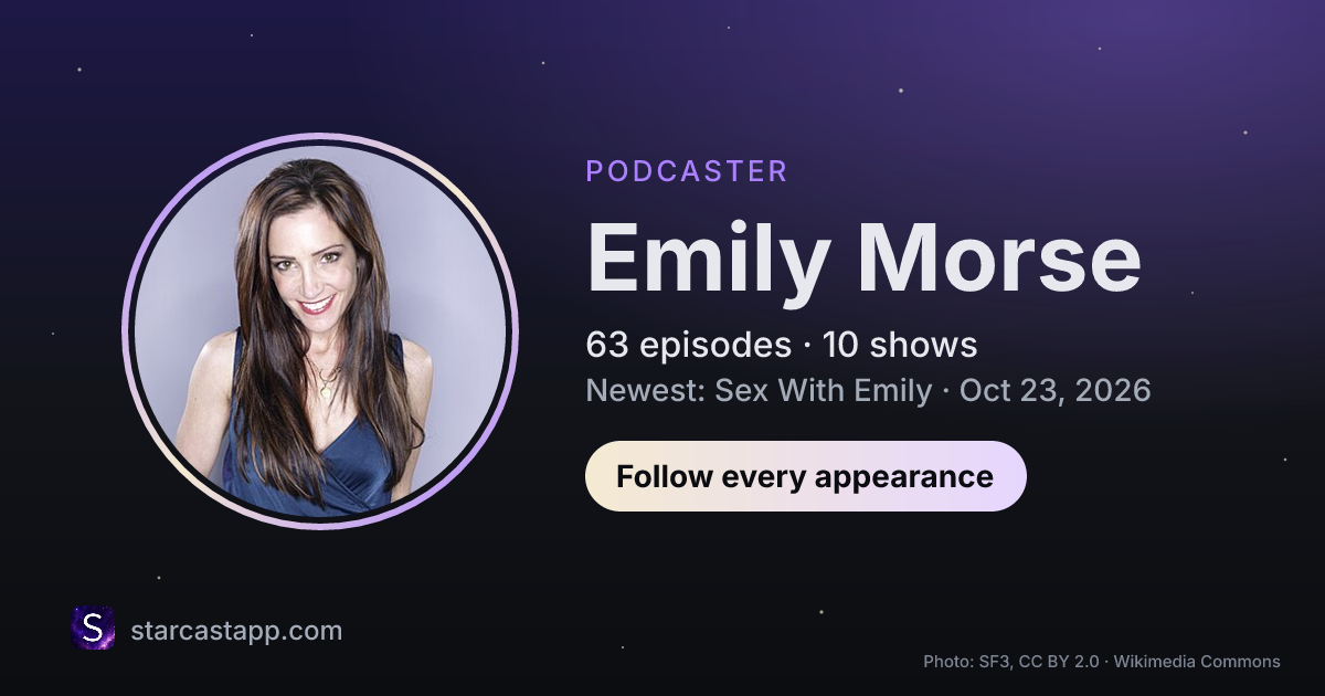 The preview card for Emily Morse