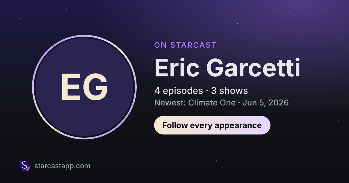The preview card for Eric Garcetti
