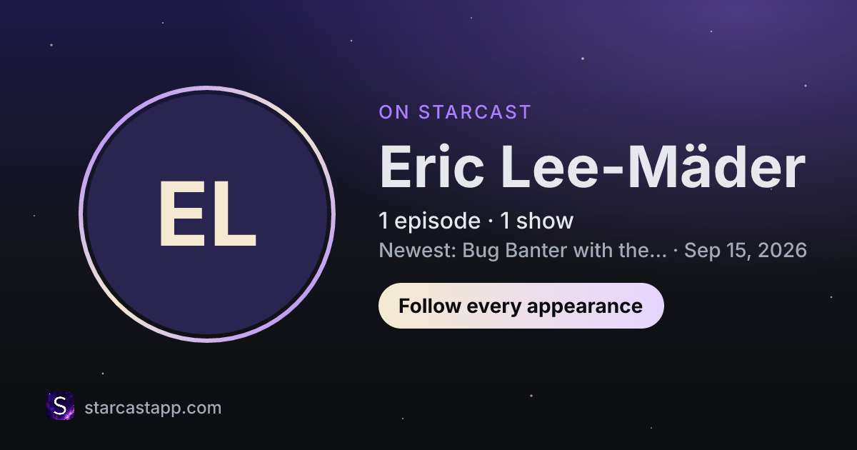 The preview card for Eric Lee-Mäder