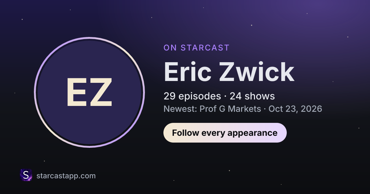 The preview card for Eric Zwick