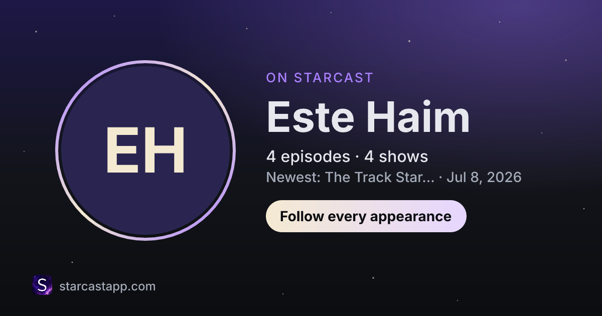 The preview card for Este Haim