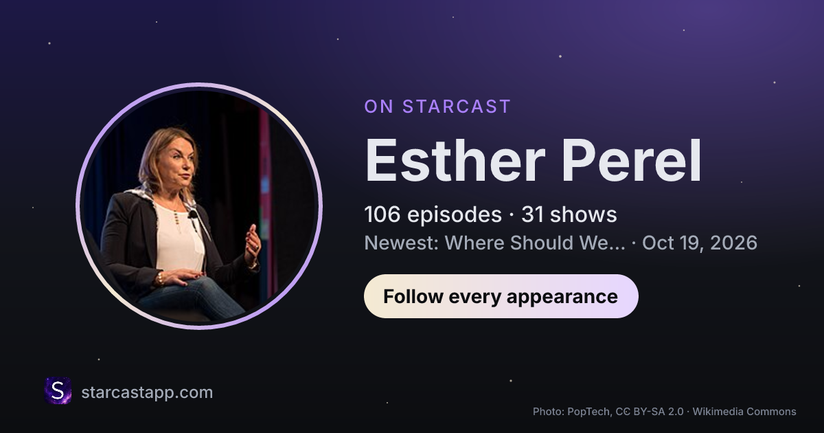 The preview card for Esther Perel