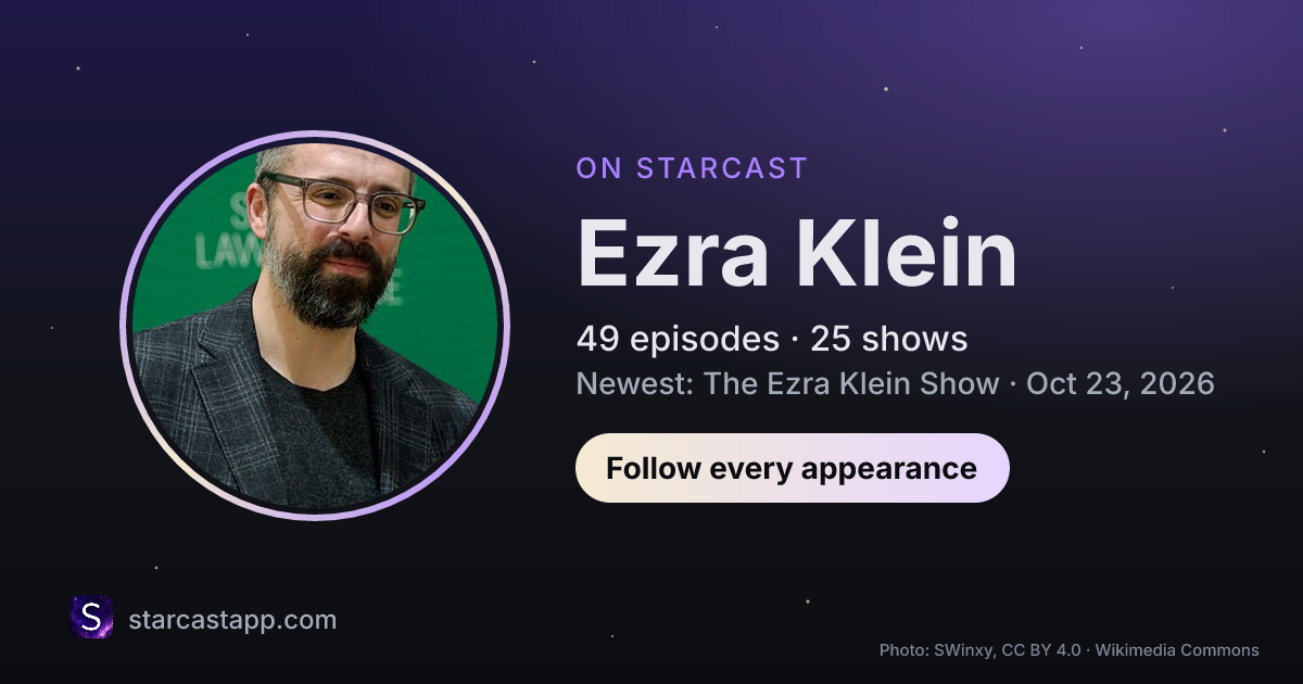 The preview card for Ezra Klein