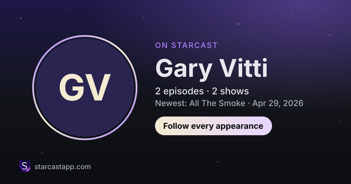The preview card for Gary Vitti