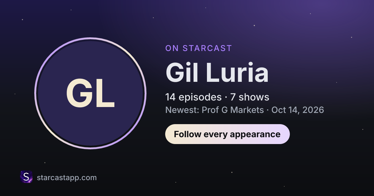 The preview card for Gil Luria