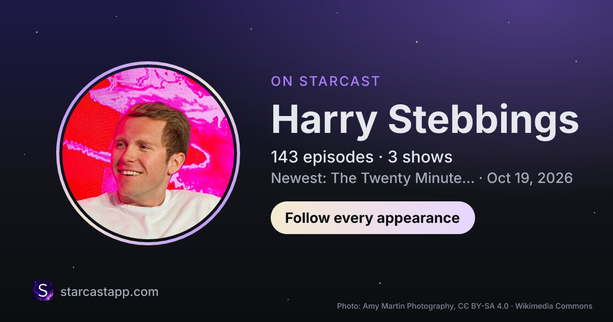 The preview card for Harry Stebbings