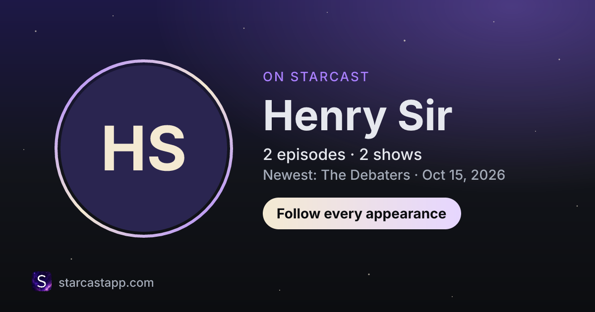 The preview card for Henry Sir
