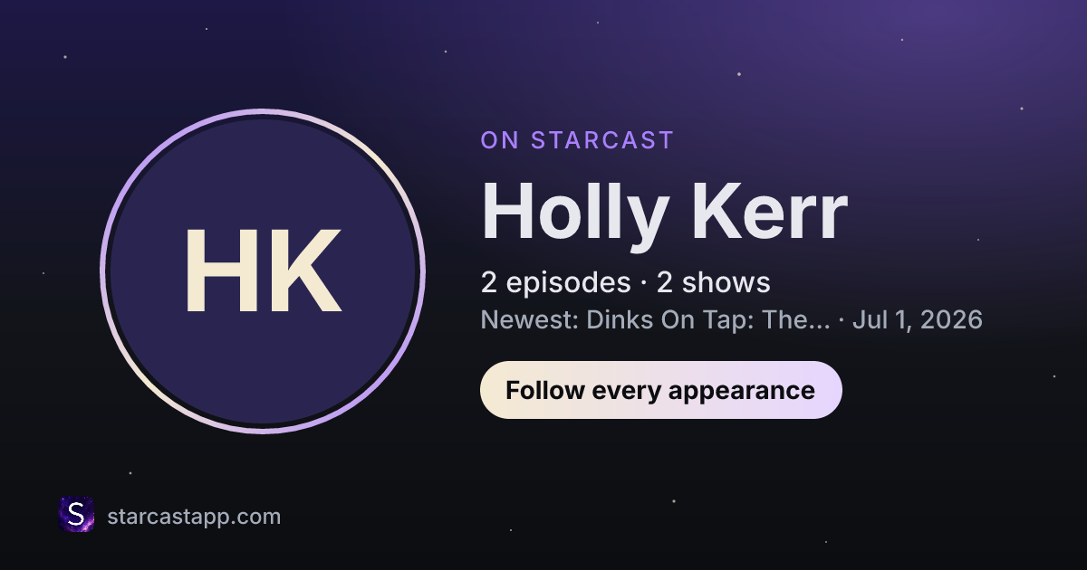 The preview card for Holly Kerr