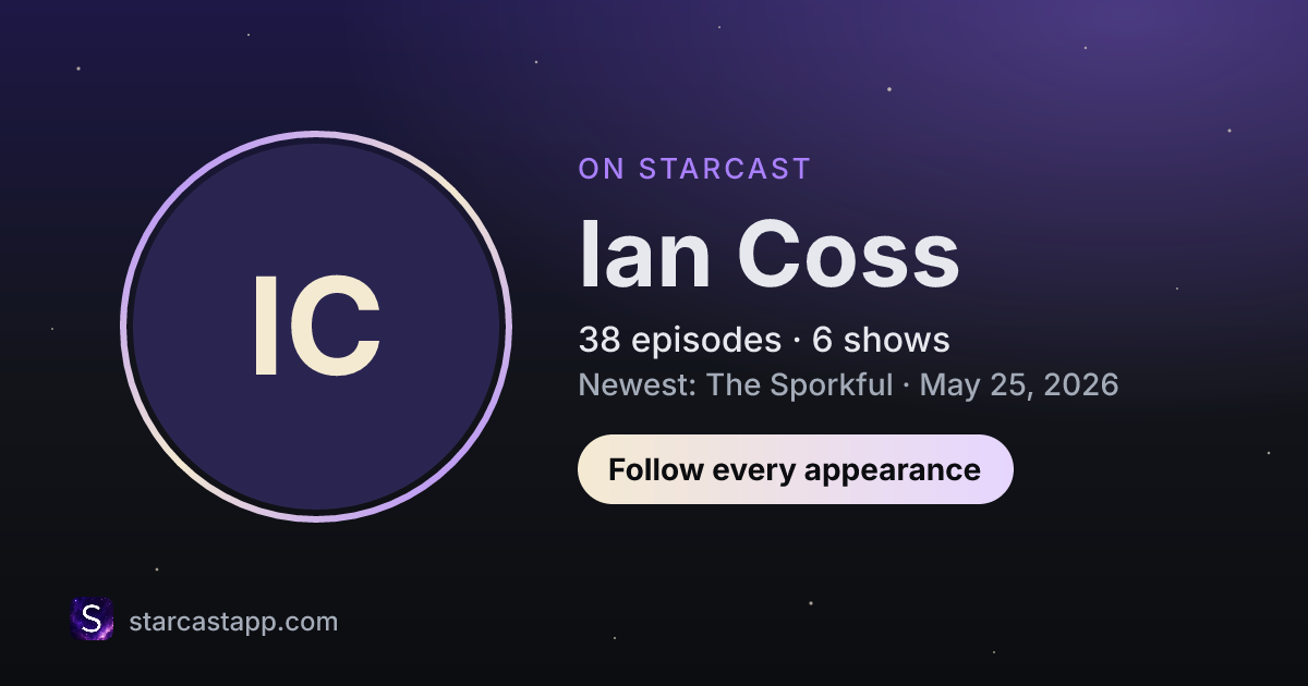 The preview card for Ian Coss